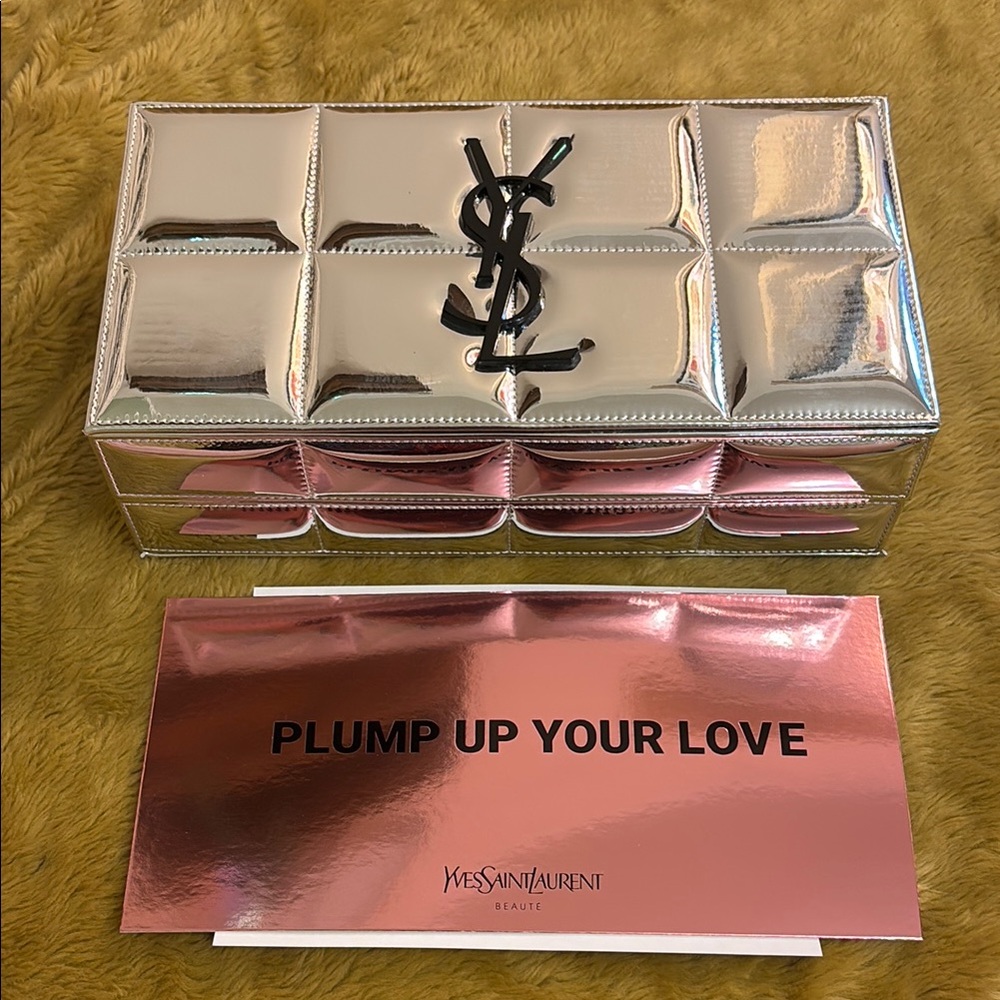 YSL Silver Box without lip set